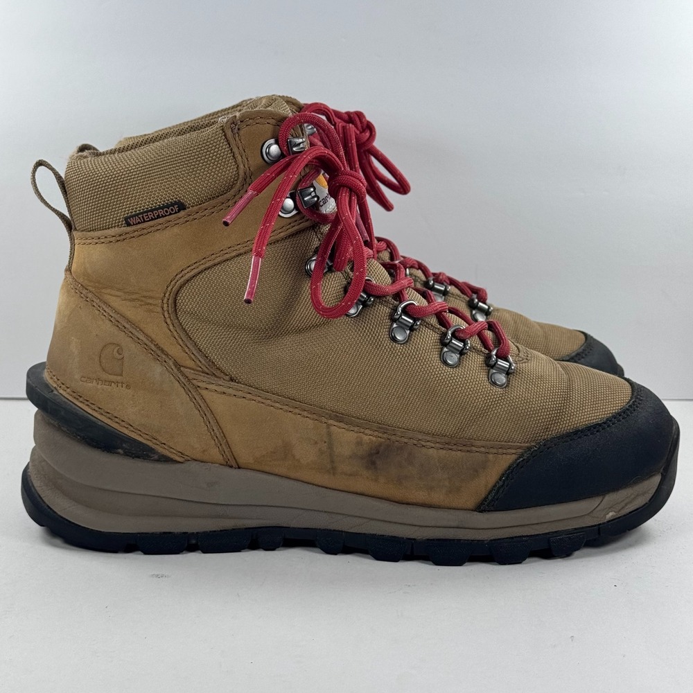 Carhartt Women Force 6 Inch Waterproof Work Boots Tan FH6085-W Size 8.5 M